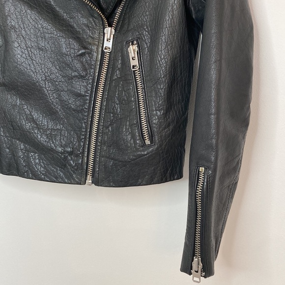 Topshop Real Leather Jacket - Picture 5 of 10